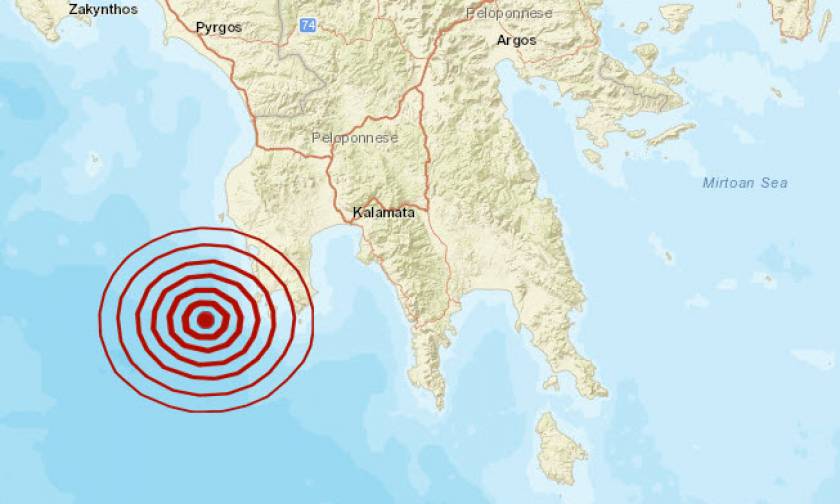 Σεισμός κοντά στη Μεθώνη (pics)