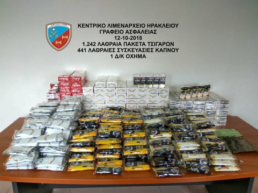 Ηράκλειο: Σύλληψη 28χρονου με χιλιάδες πακέτα λαθραίων τσιγάρων