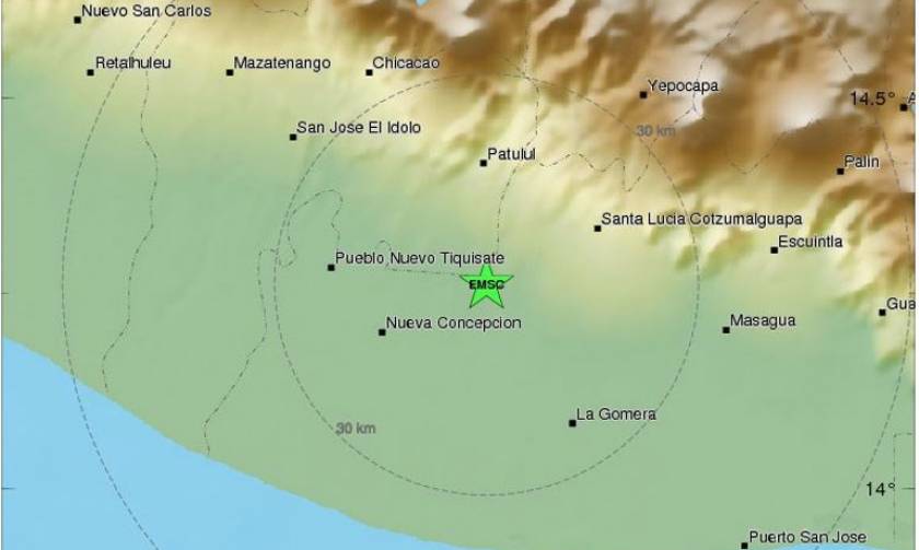 Ισχυρός σεισμός ταρακούνησε τη Γουατεμάλα