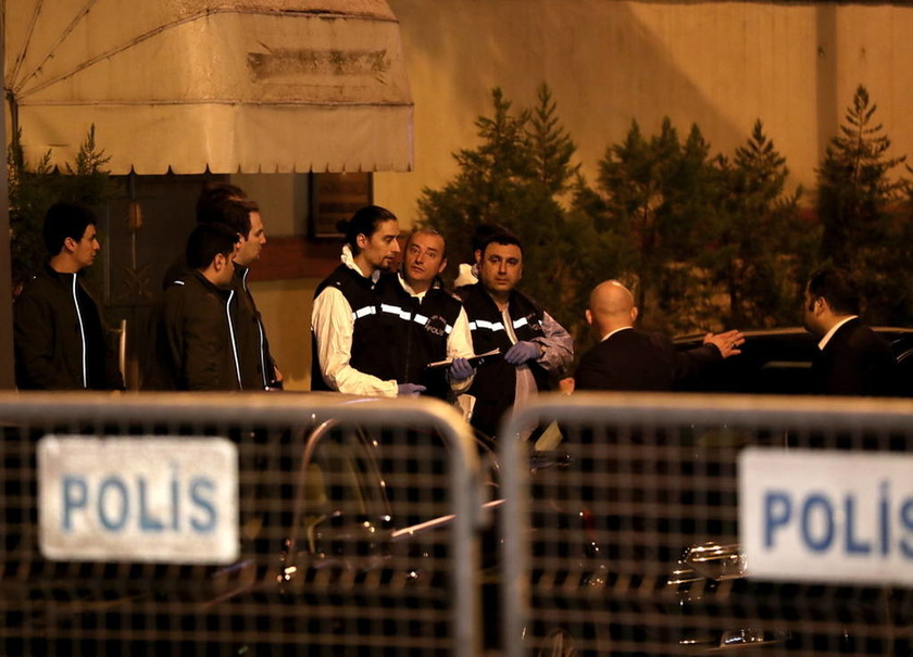 Υπόθεση Κασόγκι: Χαράματα έφυγαν από το σαουδαραβικό προξενείο οι Τούρκοι αστυνομικοί (pics)