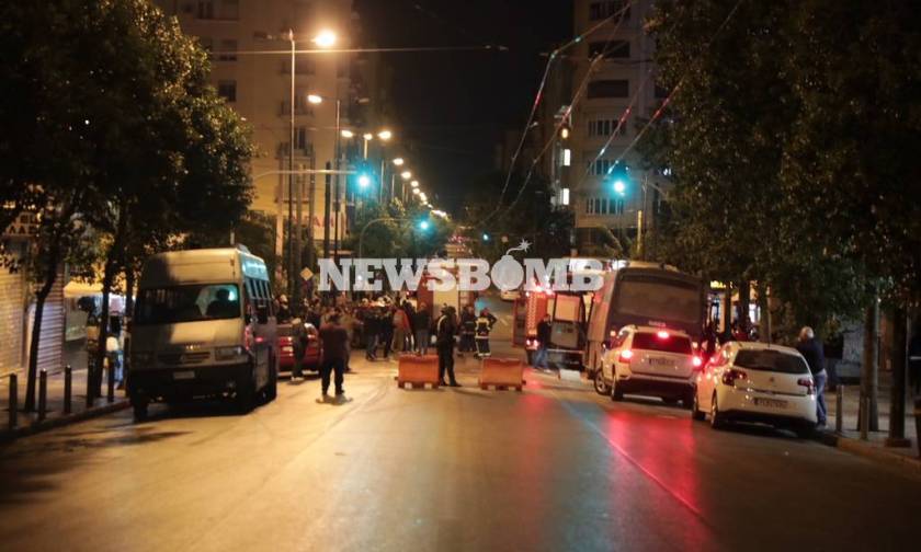 Attack against Omonia police station