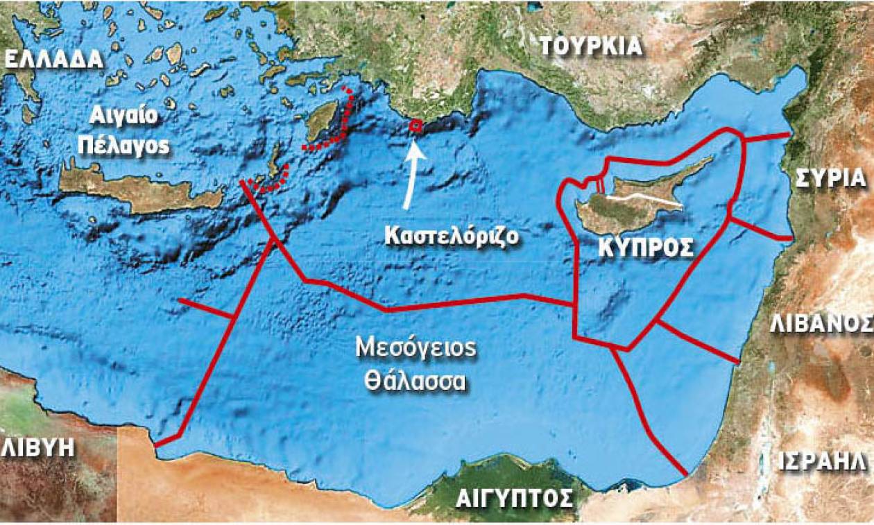 Οι Τούρκοι «διαγράφουν» το Καστελλόριζο: Φρεγάτες και Barbaros στην ελληνική υφαλοκρηπίδα