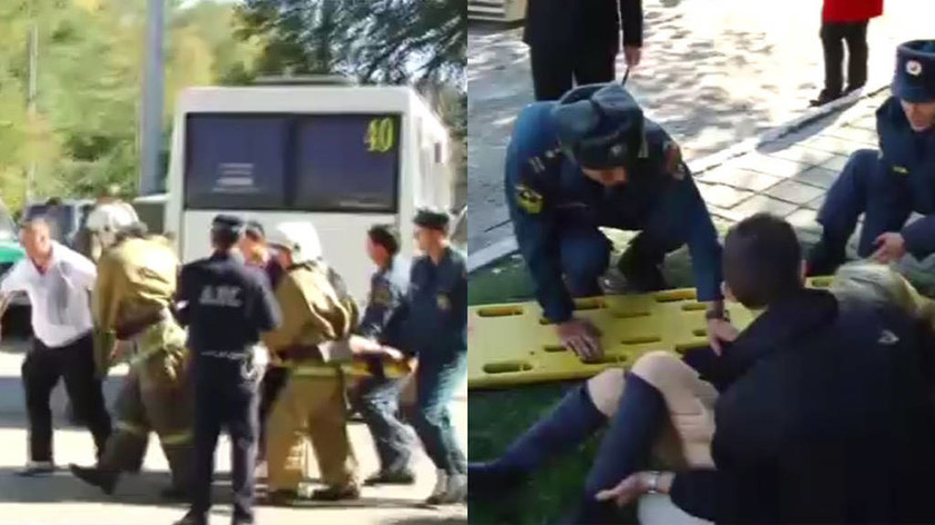 Κριμαία: Συγκλονιστικά βίντεο από το μακελειό στο κολλέγιο τη στιγμή της επίθεσης