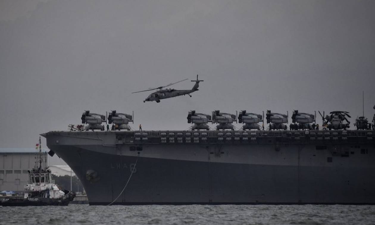 Συνετρίβη στρατιωτικό ελικόπτερο πάνω στο κατάστρωμα του USS Ronald Reagan
