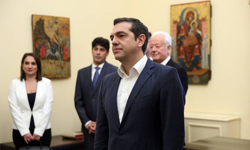 Prime Minister Alexis Tsipras sworn in as foreign minister