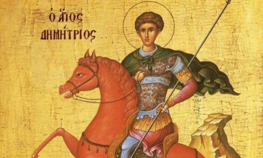 Άγιος Δημήτριος: Γιατί παρουσιάζεται καβαλάρης σε κόκκινο άλογο;