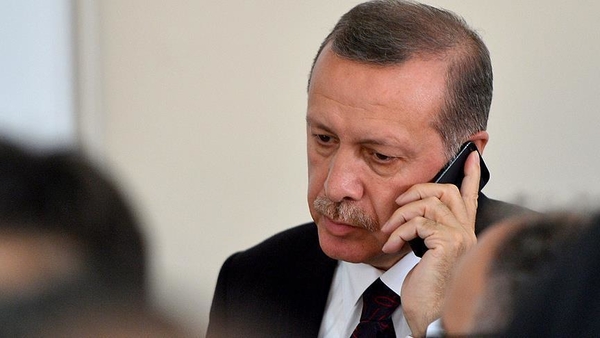 erdogan phone