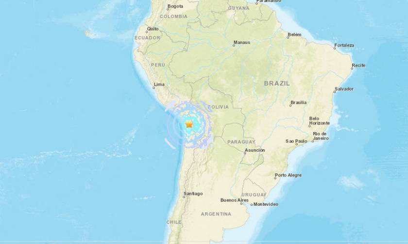 Σεισμός 6,2 Ρίχτερ στα σύνορα Χιλής - Βολιβίας - Περού