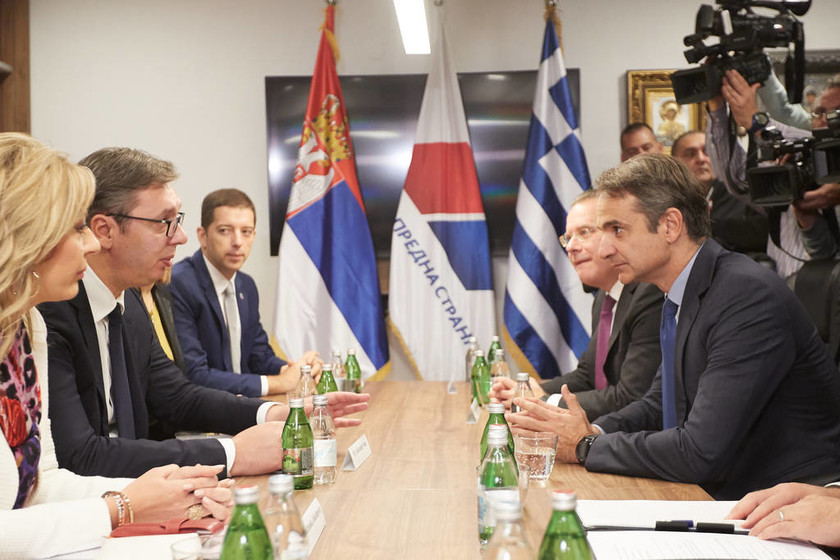 Συνάντηση Μητσοτάκη - Βούτσιτς στο Βελιγράδι: «Ψηλά» στην ατζέντα η ένταξη της Σερβίας στην ΕΕ