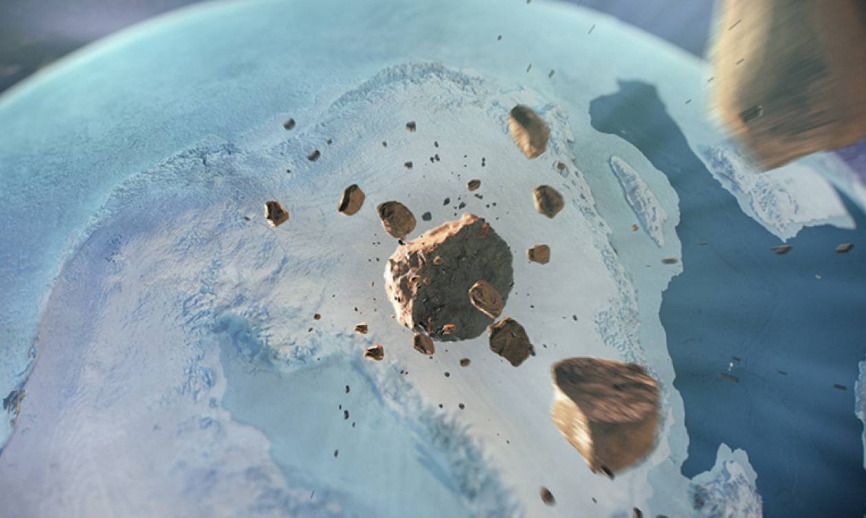 Γροιλανδία: Ανακαλύφθηκε τεράστιος κρατήρας από μετεωρίτη κάτω από τους πάγους (pics&vid)