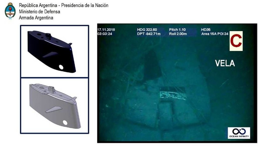 Αργεντινή: Οι πρώτες φωτογραφίες από το υποβρύχιο που βρέθηκε ένα χρόνο μετά τη βύθισή του