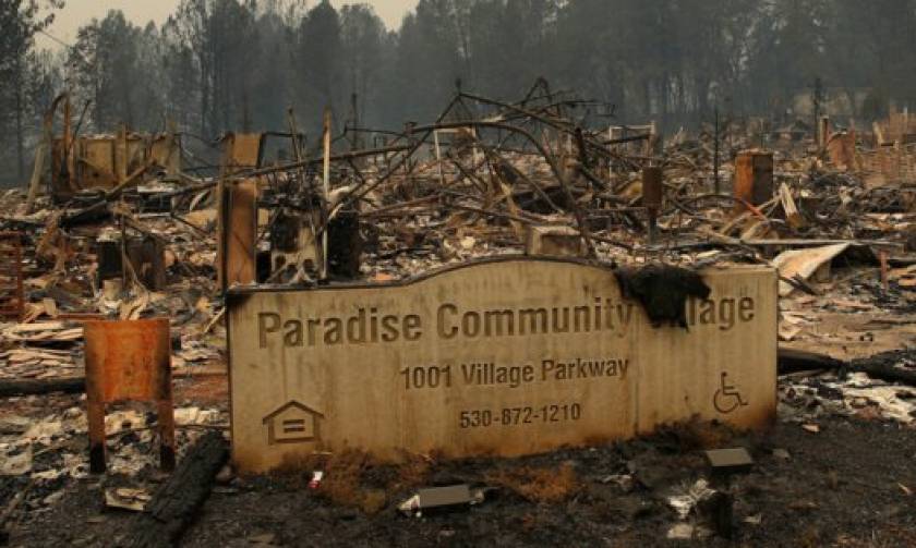 Η Paradise της Καλιφόρνια πριν και μετά τις καταστροφικές πυρκαγιές (vid)