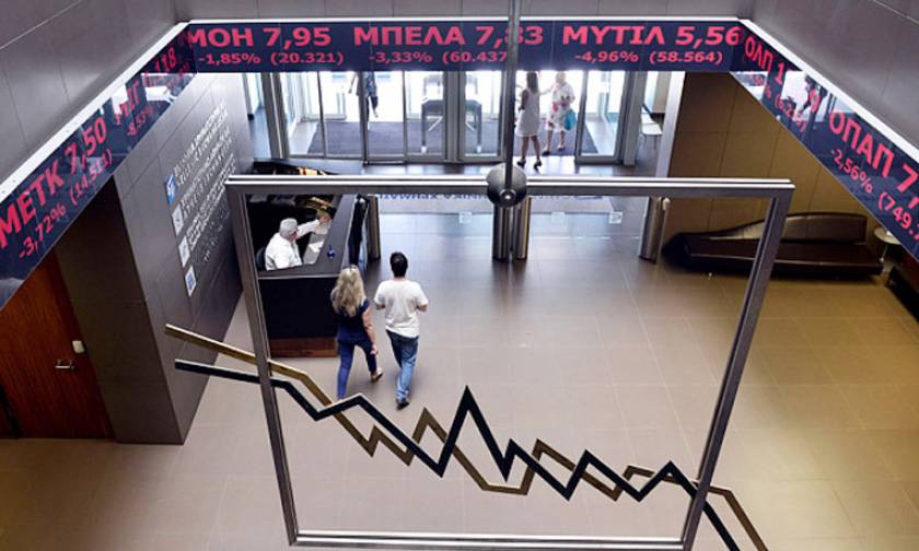 Greek stocks end flat