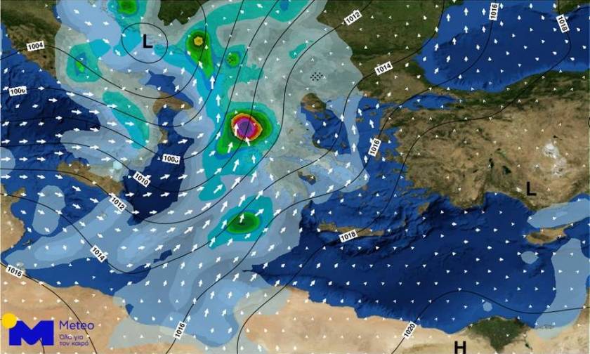 Καιρός: Προσοχή τις επόμενες ώρες - Η «Πηνελόπη» θα σαρώσει τη χώρα με καταιγίδες, χαλάζι και χιόνι
