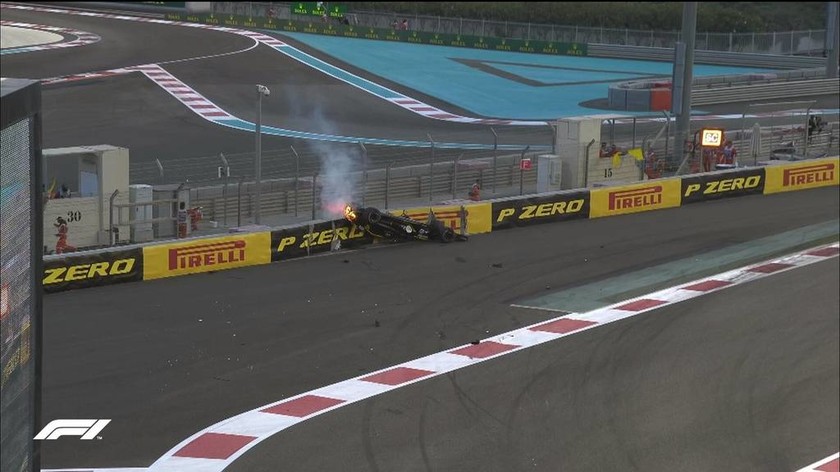 Σοκαριστικό ατύχημα στη Formula 1 - Μονοθέσιο τούμπαρε και πήρε φωτιά (pics)