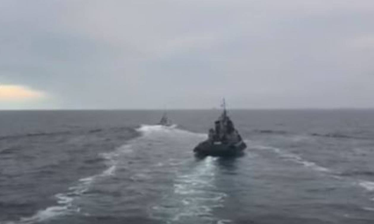 «Θρίλερ» στην Κριμαία: Το ρωσικό ναυτικό άνοιξε πυρ κατά ουκρανικών σκαφών (vid)