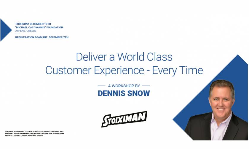 Stoiximan  Presents: “Deliver a World Class Customer Experience – Every Time”