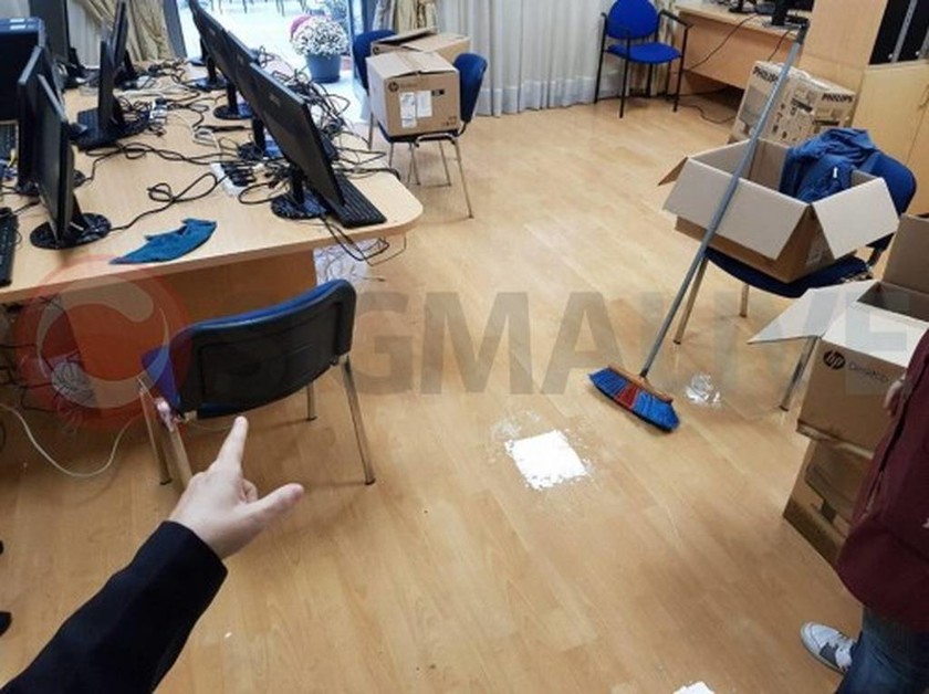 Kαιρός: Πλημμύρισε η Βουλή στην Κύπρο (pics+vid)