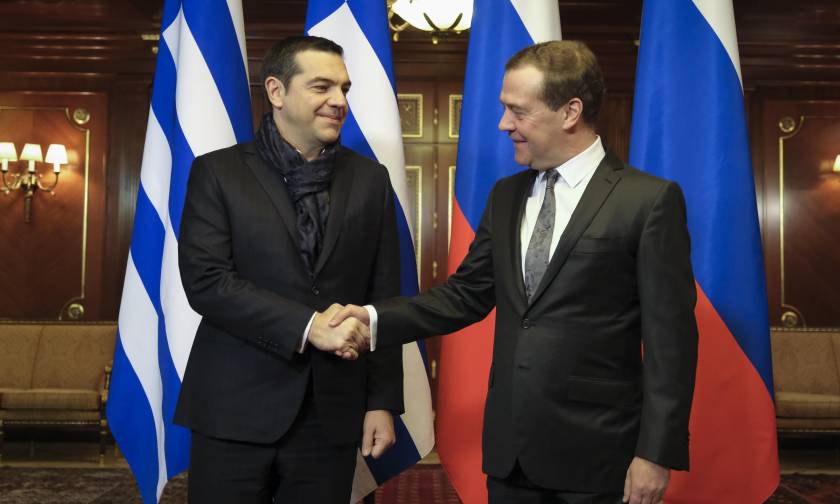 Tsipras to meet Putin, Medvedev; focus on strengthening cooperation