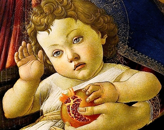 Madonna della Melagrana Botticelli 3