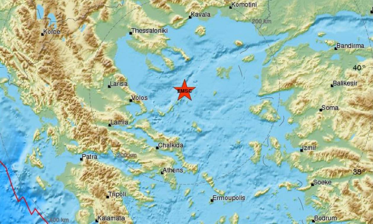 Σεισμός: Διπλή σεισμική δόνηση στο Βόρειο Αιγαίο (pics)