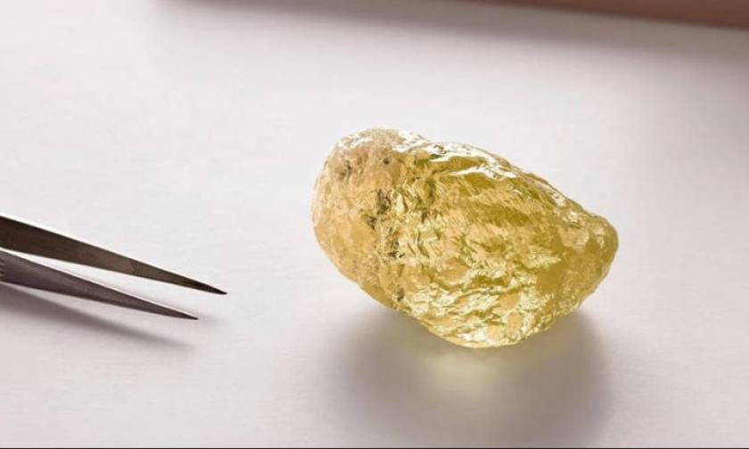 Το μεγαλύτερο διαμάντι της Βόρειας Αμερικής είναι κίτρινο και πελώριο