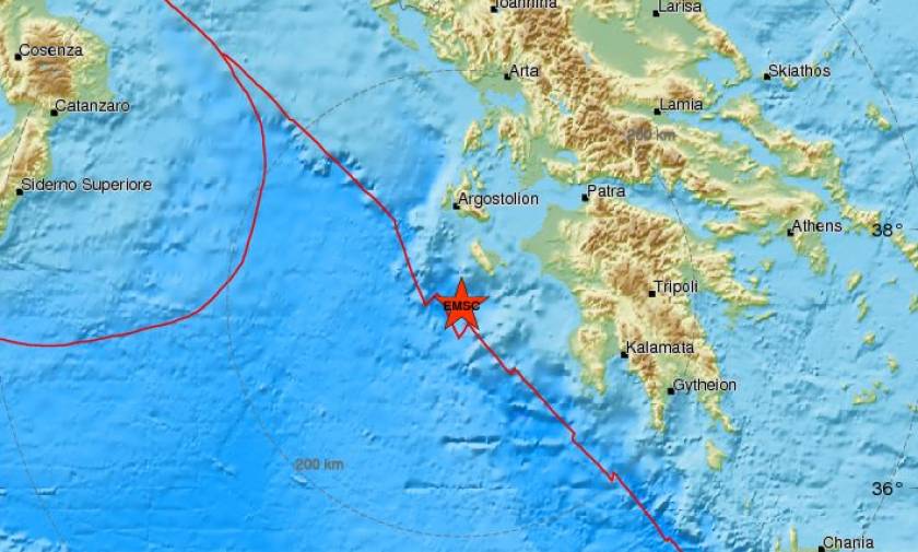 Σεισμός: Μετασεισμική δόνηση κοντά στη Ζάκυνθο (pics)