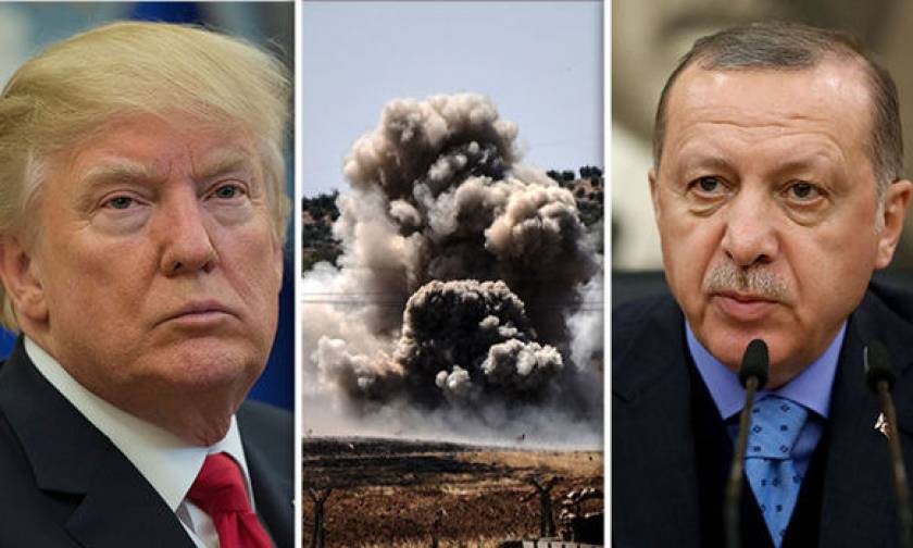 Με το φόβο του Τραμπ ζει ο Ερντoγάν: Αν εισβάλει στη Συρία θα βρει τον στρατό των ΗΠΑ απέναντι του