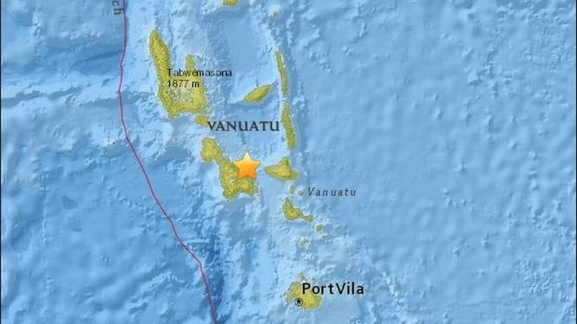 Ισχυρή σεισμική δόνηση στα νησιά Βανουάτου 