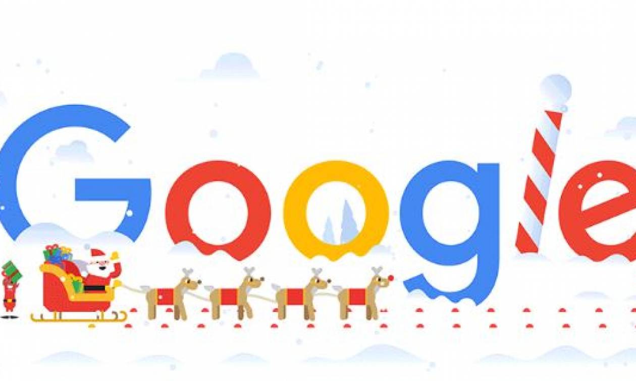 Καλές γιορτές! Οι ευχές της Google μέσα από ένα doodle