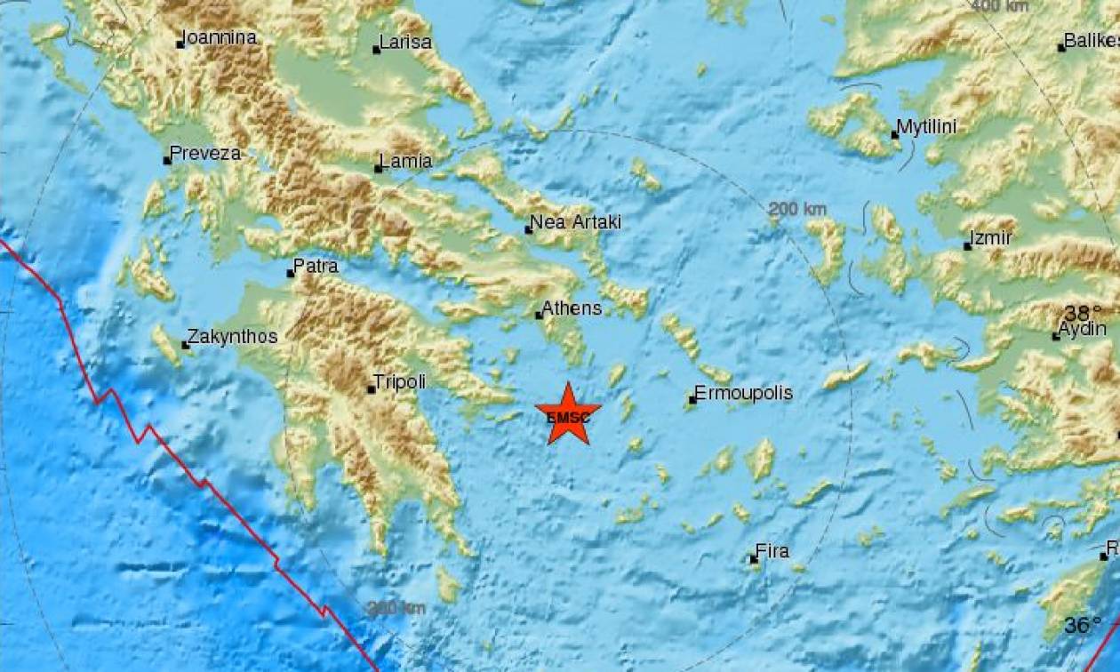 Σεισμός νότια της Αττικής - Αισθητός σε πολλές περιοχές (pics)