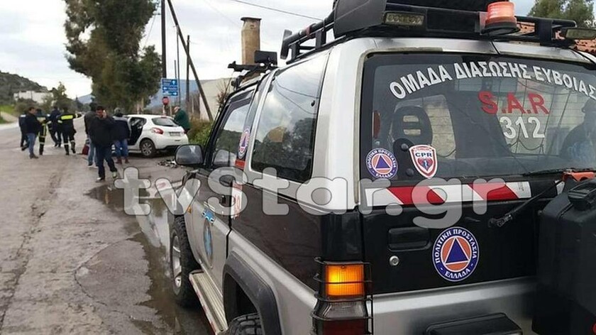 Αναστάτωση στην Εύβοια: ΙΧ αυτοκίνητο συγκρούστηκε με νταλίκα (pics)
