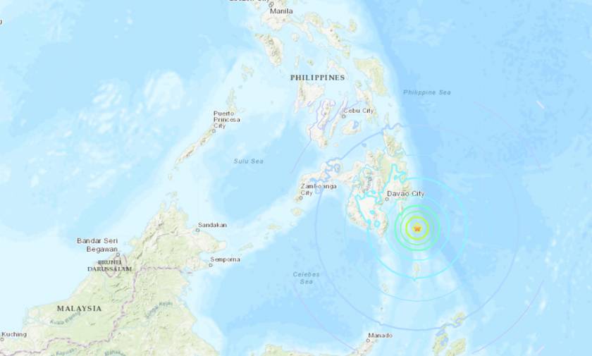 Ισχυρός σεισμός 7 Ρίχτερ συγκλόνισε τις Φιλιππίνες