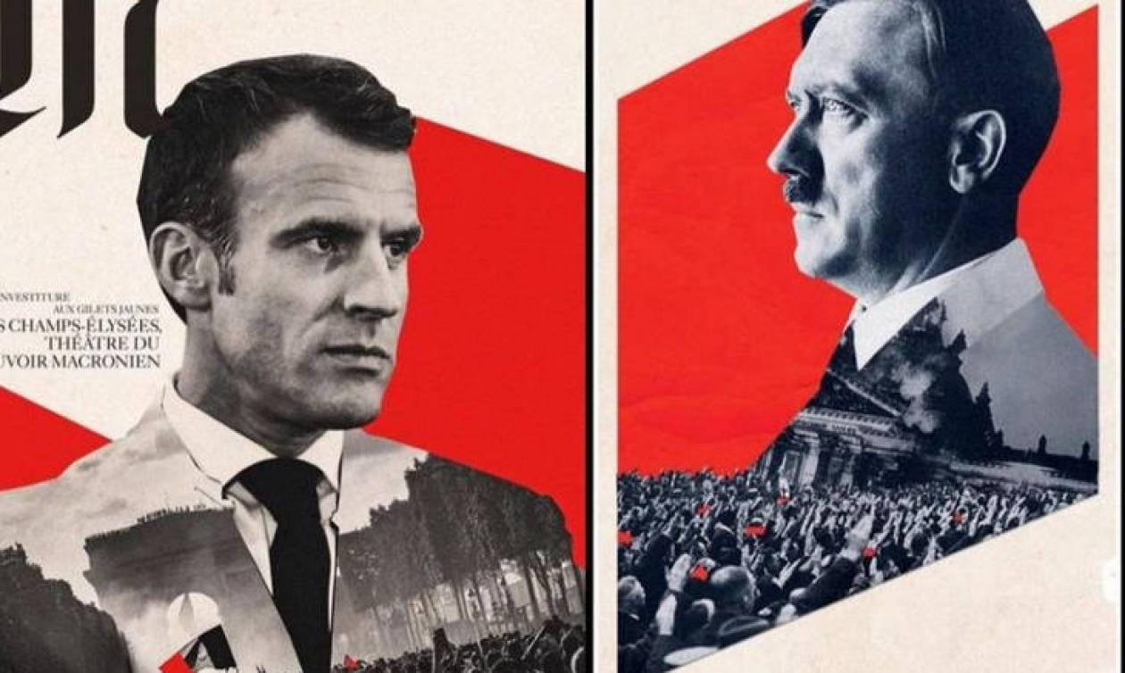 Σάλος στη Γαλλία: Εξώφυλλο της Le Monde παρομοιάζει τον Μακρόν με τον Χίτλερ (Pic)