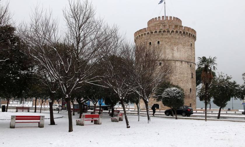 Καιρός: Πότε θα χιονίσει στο κέντρο της Θεσσαλονίκης
