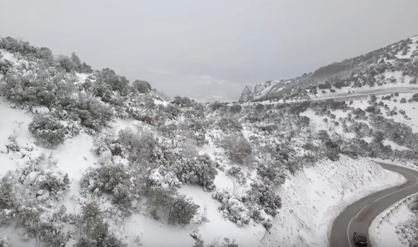 Καιρός: Ονειρικό τοπίο στα χιονισμένα Μετέωρα (pics+vid)