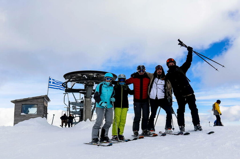 Σε πλήρη λειτουργία τα χιονοδρομικά κέντρα στη Βόρεια Ελλάδα