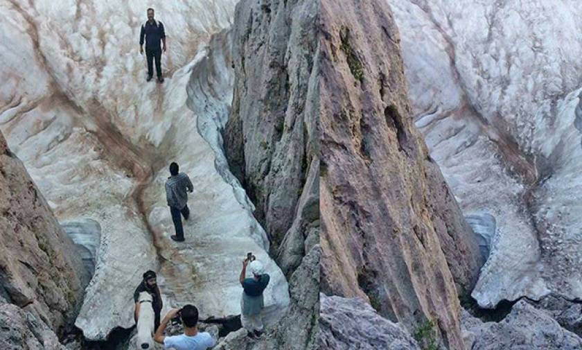 Το Σπηλαιοβάραθρο της Κρήτης όπου το χιόνι δεν λιώνει ποτέ (vid)