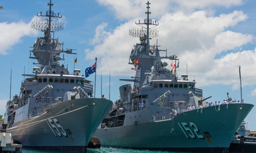 Αυστραλία: Φρεγάτα που Πολεμικού Ναυτικού κατέσχεσε 3,1 τόνους χασίς