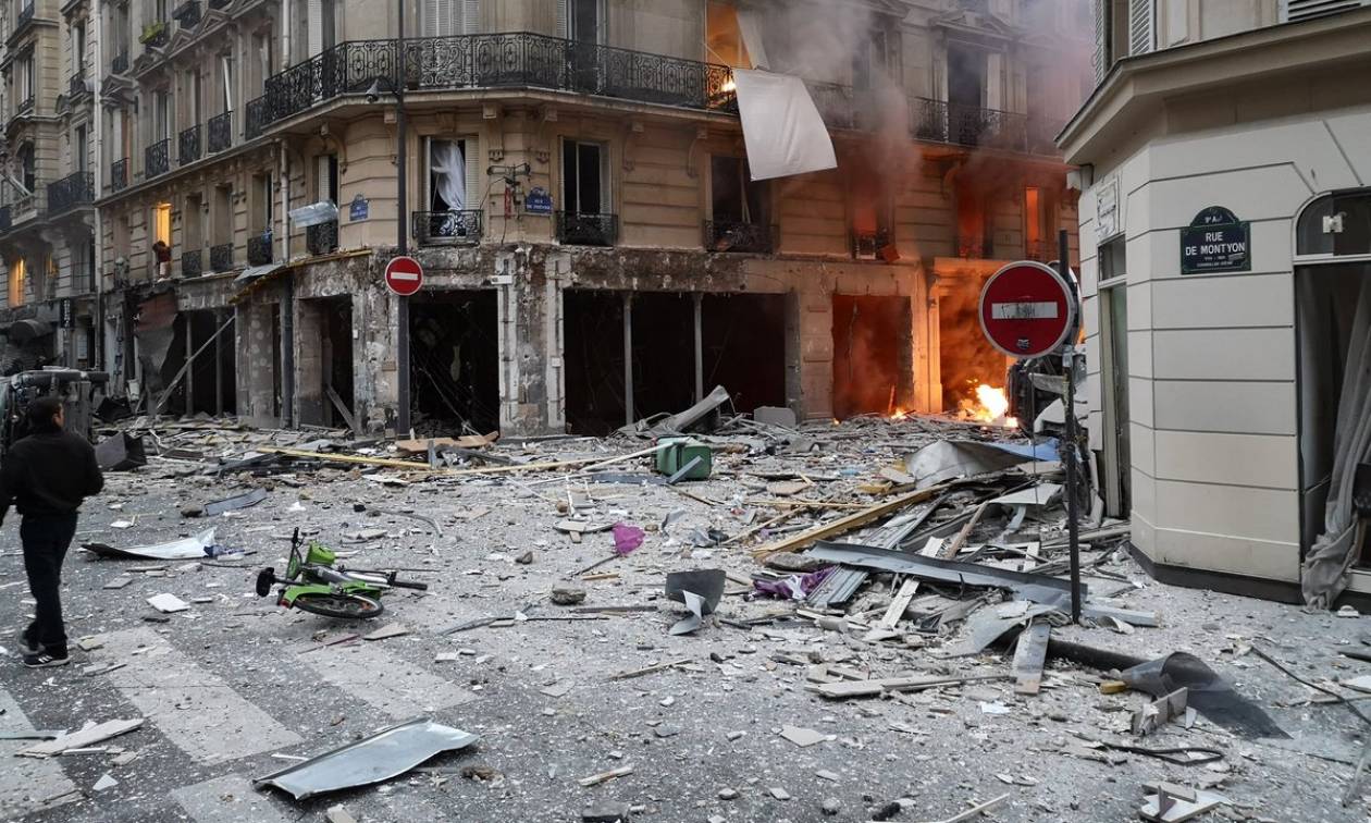 «Θρίλερ» στο Παρίσι: Αγνοείται άνδρας που κατοικούσε στο κτήριο που σημειώθηκε ισχυρή έκρηξη (Vid)