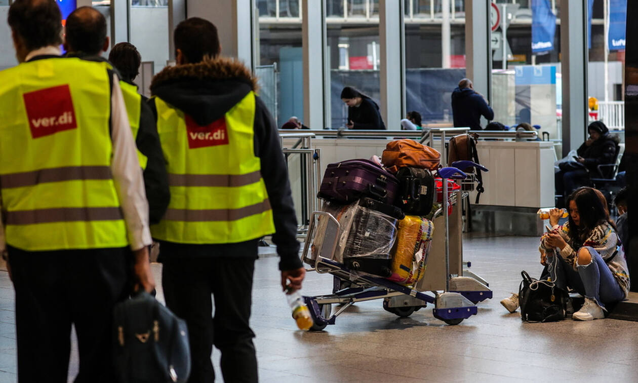Χαός σε 8 αεροδρόμια της Γερμανίας: Ακυρώθηκαν εκατοντάδες πτήσεις (pics)