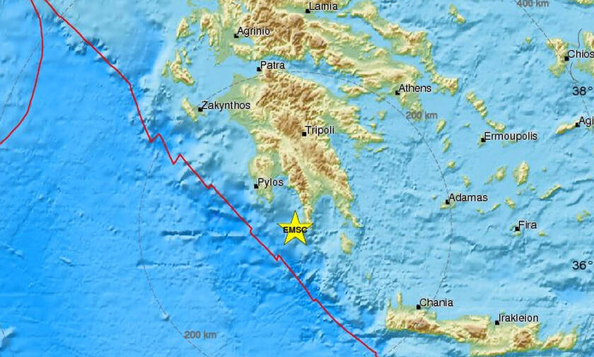Light earthquake shakes the Peloponnese