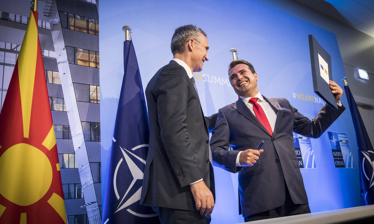 Επισπεύδεται η ένταξη των Σκοπίων στο ΝΑΤΟ - Συνεχίζει να μιλά για «Μακεδονία» ο Ζάεφ 