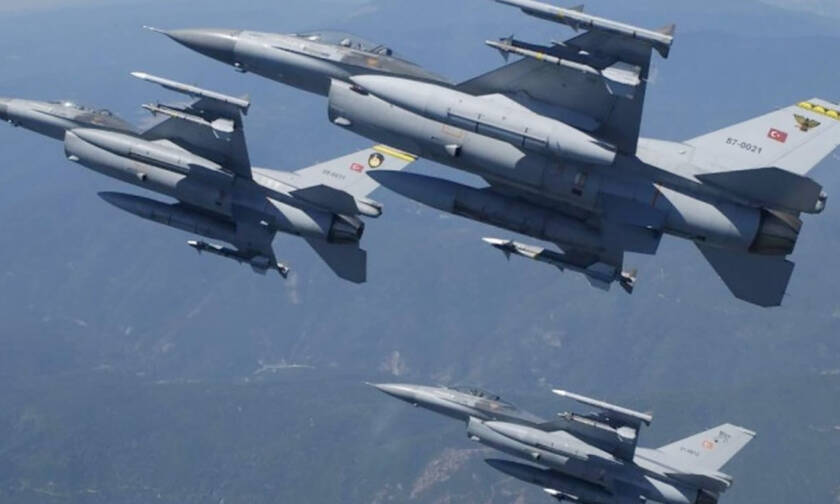 Θρίλερ στο Αιγαίο με τουρκικό F-16: Έσβησε ο κινητήρας του κατά τη διάρκεια παραβιάσεων