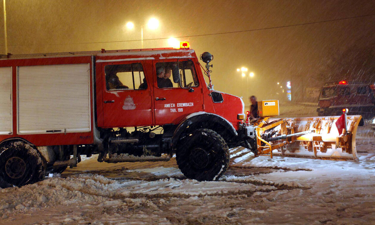 Κακοκαιρία: Δύο άτομα εγκλωβίστηκαν στο όρος Αίνος εξαιτίας της πυκνής χιονόπτωσης