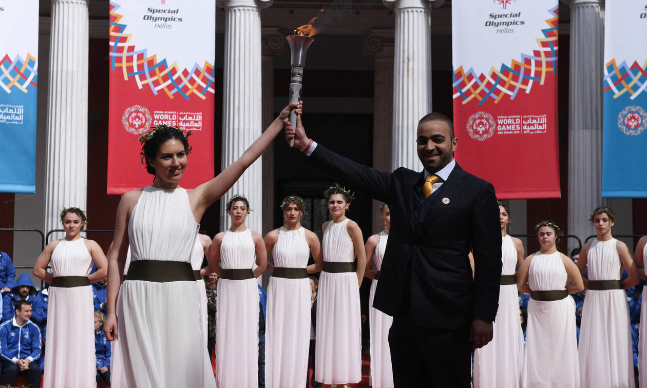 Παγκόσμιοι Αγώνες Special Olympics Abu Dhabi 2019: Τελετή Αφής της Φλόγας της Ελπίδας