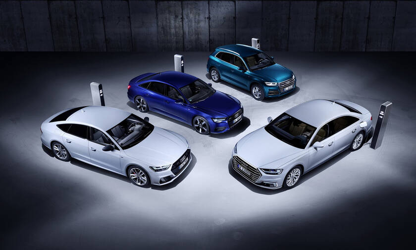 Η Audi παρουσιάζει plug-in υβριδικές εκδόσεις για τα Q5, A6, A7, A8 στη Γενεύη
