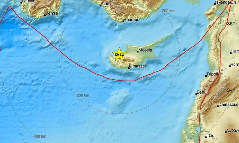 Σεισμός στην Κύπρο (pics)