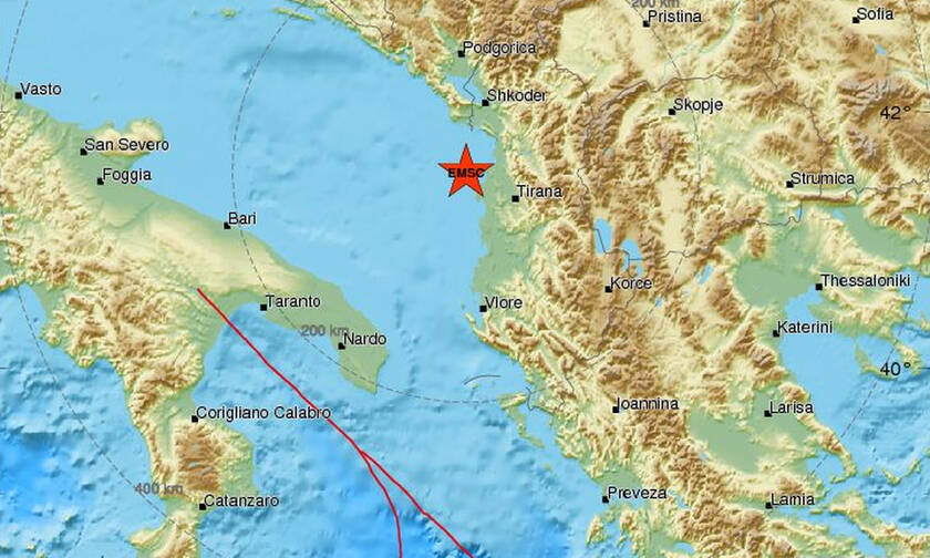 Σεισμός στις ακτές της Αλβανίας - Αισθητός στο Δυρράχιο (pics)