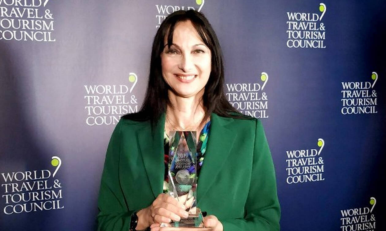 Έλενα Κουντουρά: Βραβεύτηκε με το «Global Champion 2019» για το έργο της στον τουρισμό